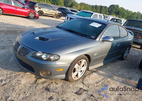 2005 Pontiac Gto из США, поврежденный, VIN 6G2VX12U65L382717